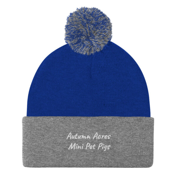 Pom-Pom "Autumn Acres Mini Pet Pigs" Beanie - Image 6
