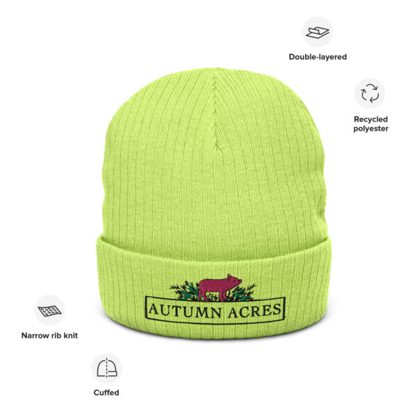 Autumn Acres Ribbed Knit Beanie - Image 6