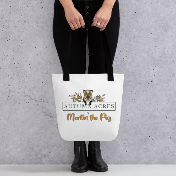 Autumn Acres and Merlin Collaboration Tote bag