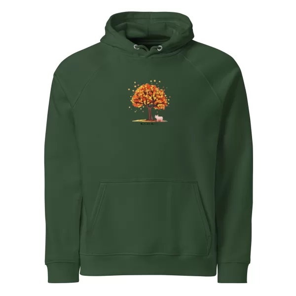 Unisex eco raglan hoodie - Image 5