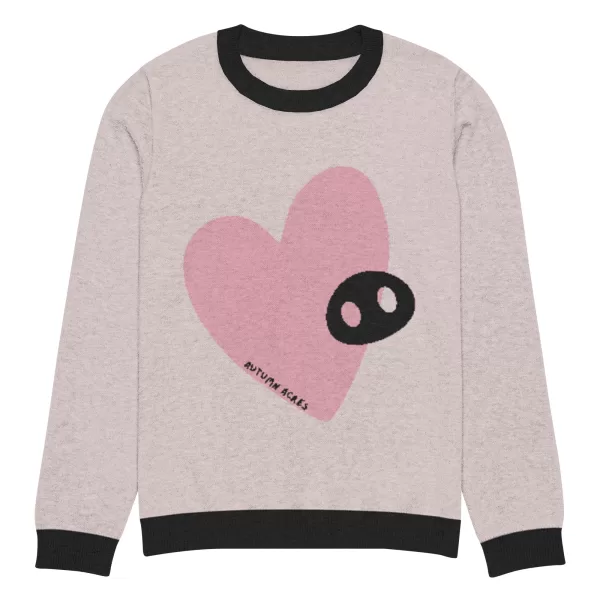 Knitted crew neck sweater - Image 6
