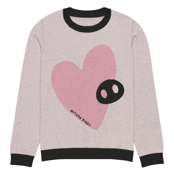 Knitted crew neck sweater - Image 4