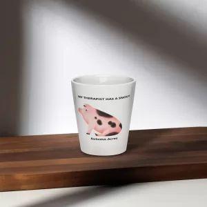 Autumn Acres Therapist Has A Snout Latte mug